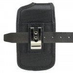 Wholesale Samsung Galaxy Note 2 Extendable Vertical Vinyl Belt Pouch (Black)